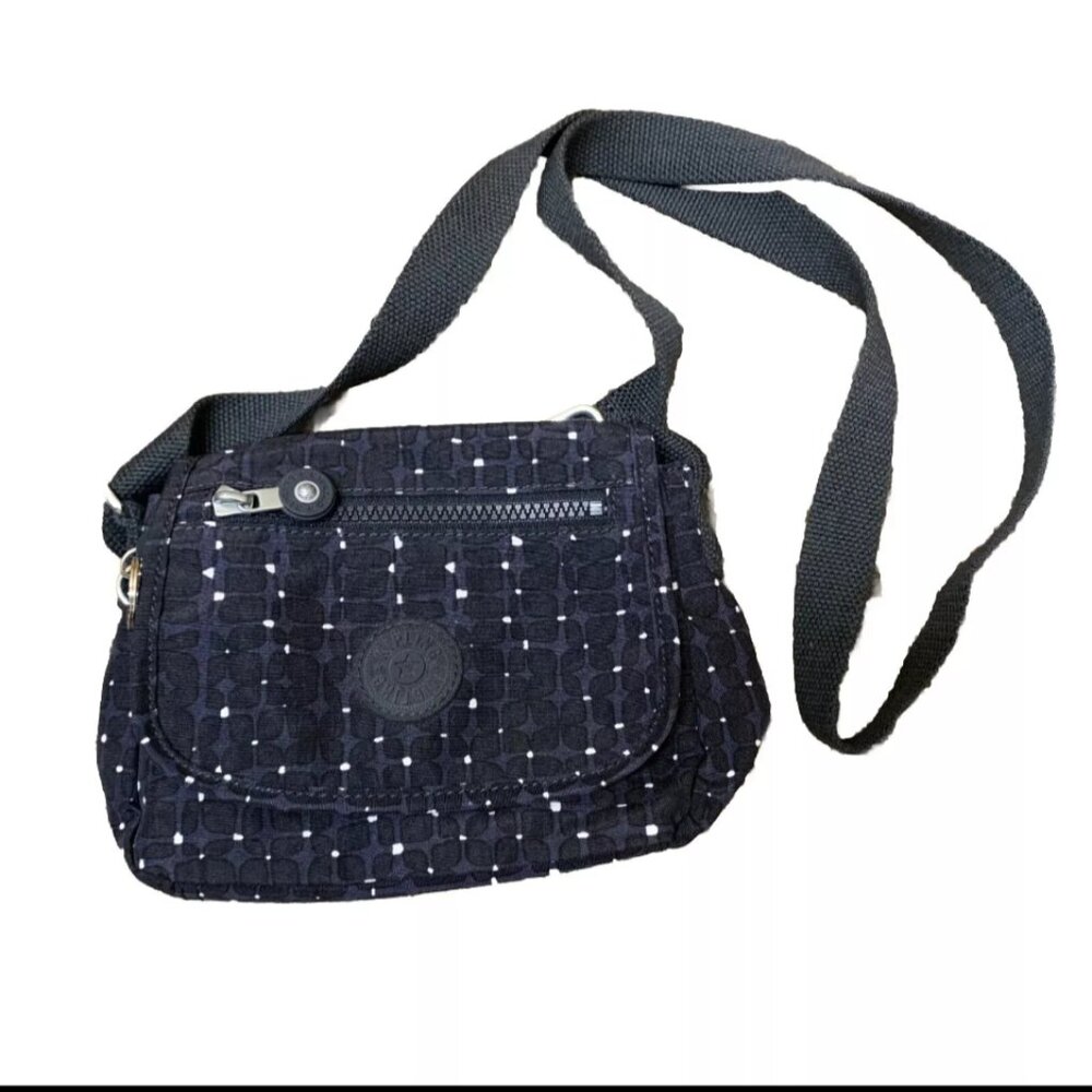 Kipling Sabian mini crossbody Black blue